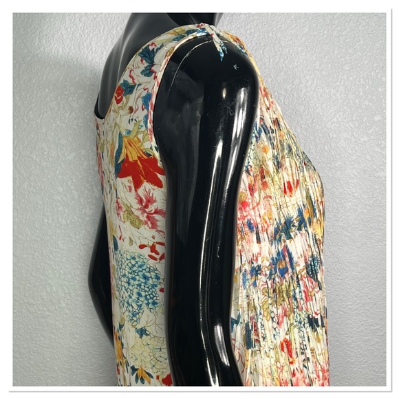 Floral Multi Tiered Fringe Mini Dress - Picture 7 of 10